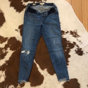 Madewell maternity skinny jeans
